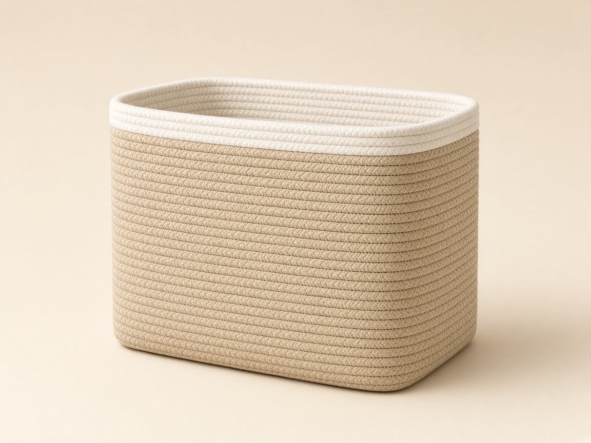 HSP-401 hospitality linen hamper, cotton rope